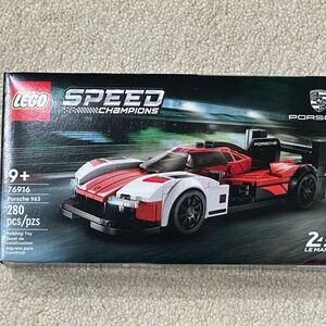 Brand New Speed Champions Porsche 963 Model Race Car Building Toy Set 76916 9+